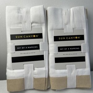Sun Canyon 18x18" Napkins (2) Sets Of‎ Four = 8 Total New